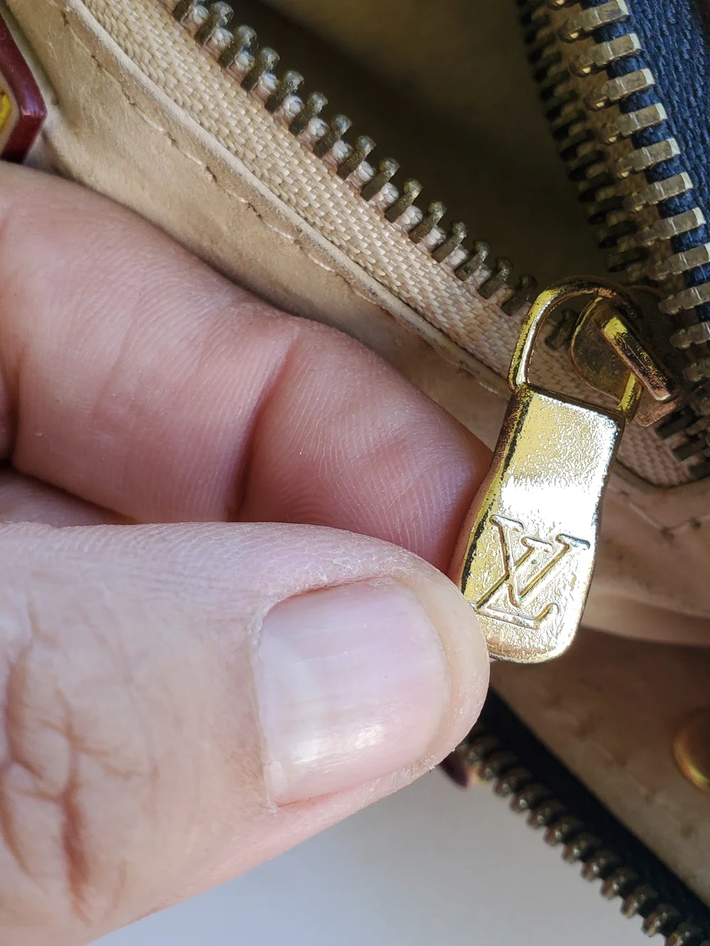 Louis Vuitton Pochette Handbag Multicolor Fair Condition